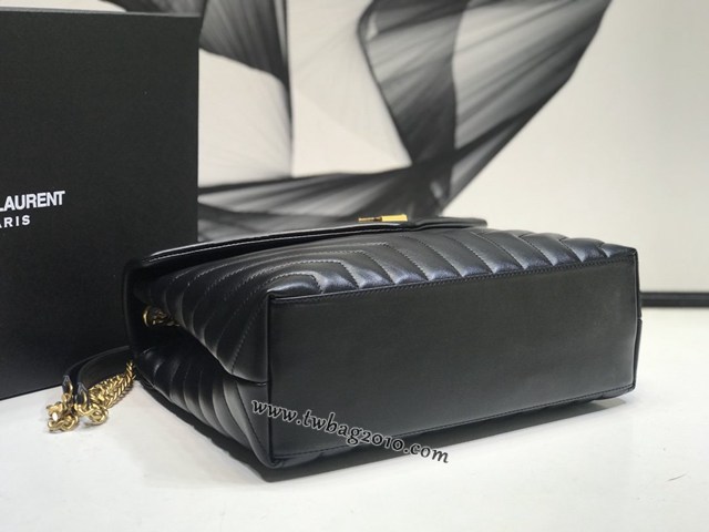 YSL专柜款女包 聖羅蘭經典款LouLou Y大號形挎包 YSL肩背斜挎包 459749  jjh1195